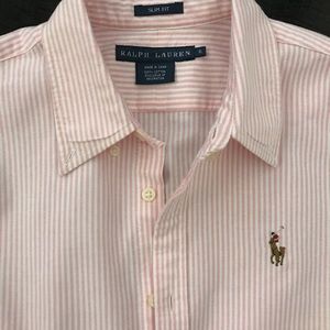 Size 6 Ralph Lauren striped button down